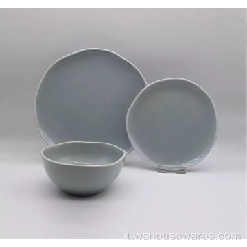 Ceramic Dinner Set Gutreware White Line Decorazioni